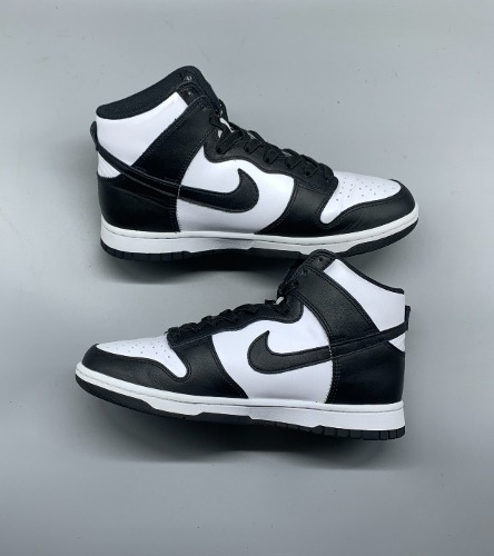 Nike Dunk High Retro Black and White 255mm(ss1074)