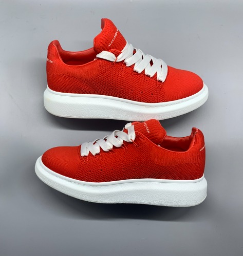 Alexander McQueen Oversized Sneaker &#039;Flame Red Knitted&#039; 270mm(42.5)(ss1093)