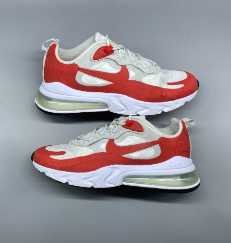 Nike Air Max 270 React White University Red 275mm(ss1351)